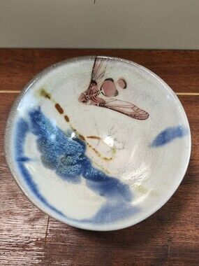 Handcrafted Ceramic Trinket Dish Featuring a Delicate Hand Painted Fish